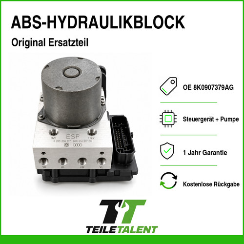 Abs esp hydraulikblock - abs,